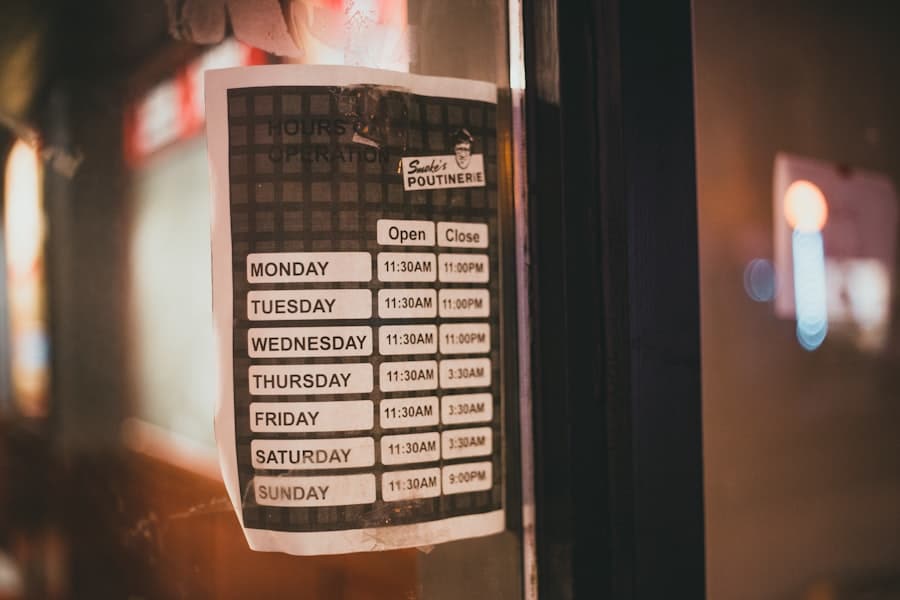 Cleaning checklist