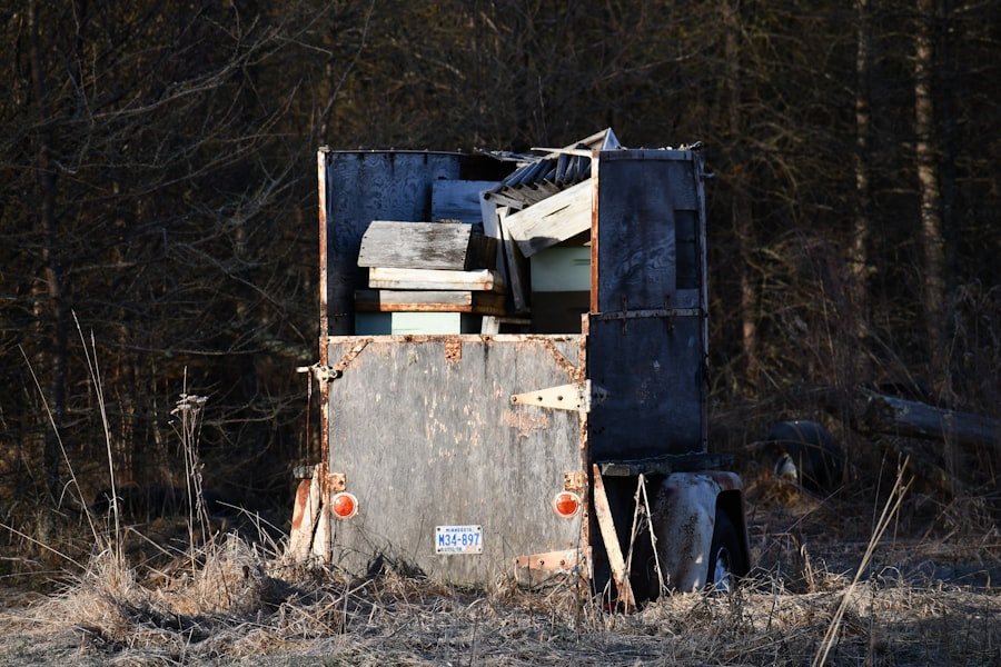Photo Dumpster truck