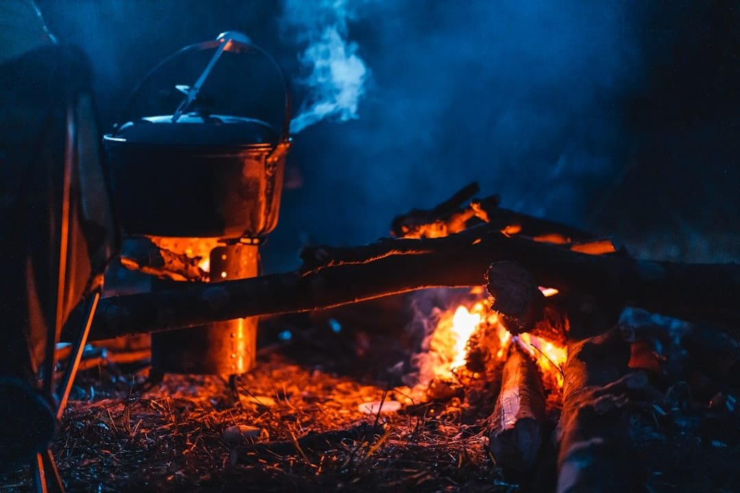 Photo Outdoor kitchen with grill