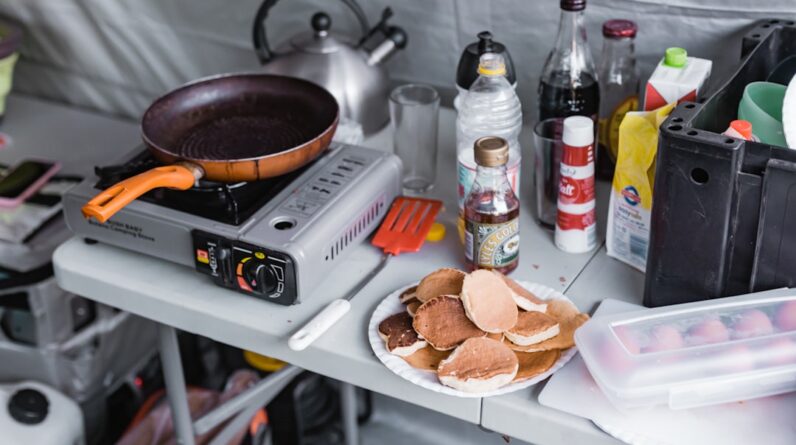 Photo Outdoor Kitchen Setup