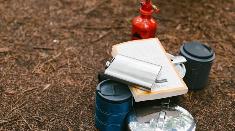 Photo outdoor kitchen equipment cleaning